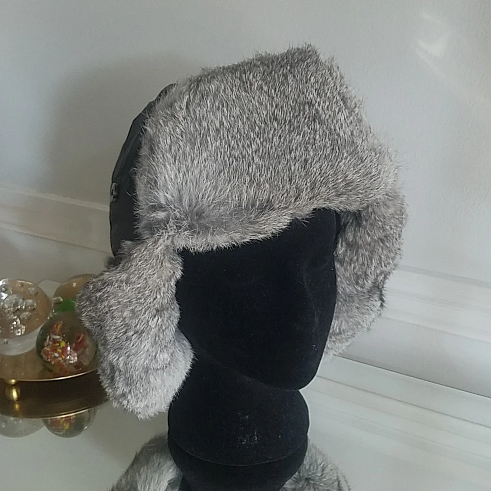 NEW Pajar Wolf Rabbit Fur Trapper Unisex Hat - Picture 5 of 10